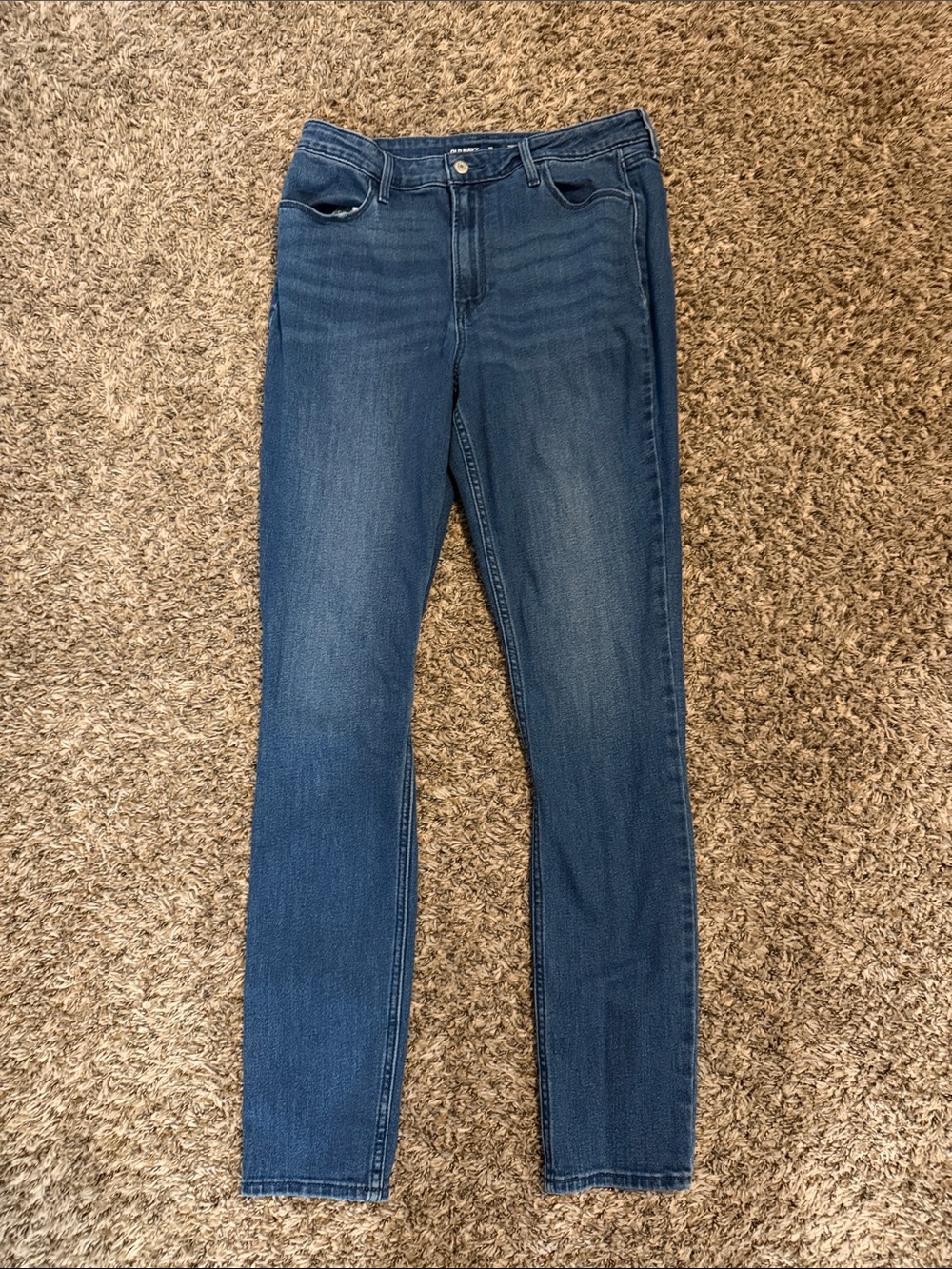TALL Classic High Rise Mid-Blue Women's Skinny Jeans
